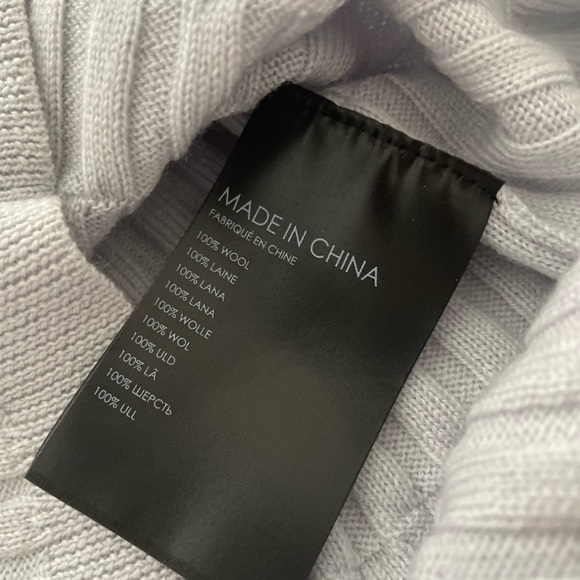 Club Monaco Signature Ribbed Mock Neck Sweater - Picture 7 of 10